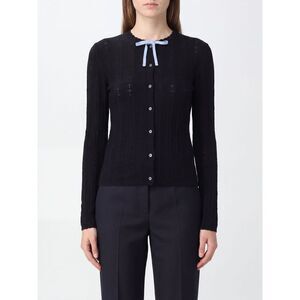 Marni Women Marni Slim Fit Wool And Silk Cardigan With Bow Detail